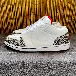 Retro Air Jordan 1 Phat low “Cement” Size 11 Great condition 🔥🔥🔥🔥🔥🔥